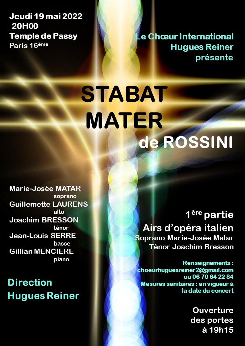 Concert du 19 mai 2022 Stabat Rossini