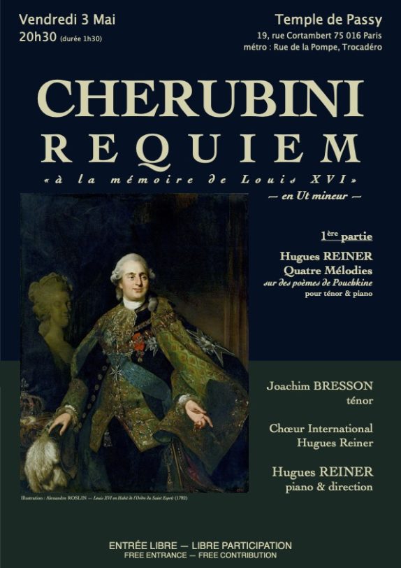 CHERUBINI Requiem 3 mai 2024